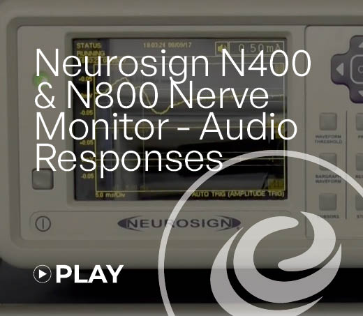 Neurosign N400 & N800 Nerve Monitor – Audio Responses