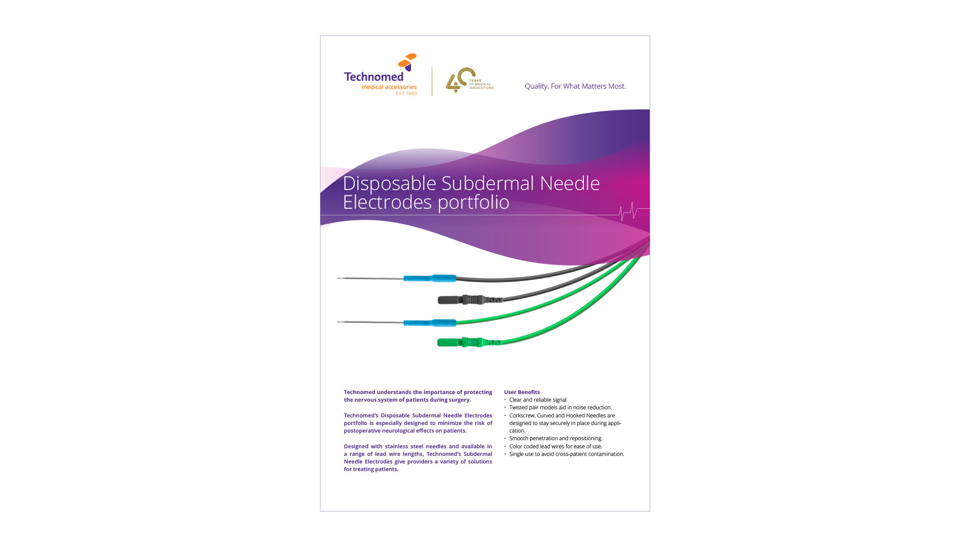 Technomed Resources T-2025-006-04_EN DSNE Portfolio Product Datasheet